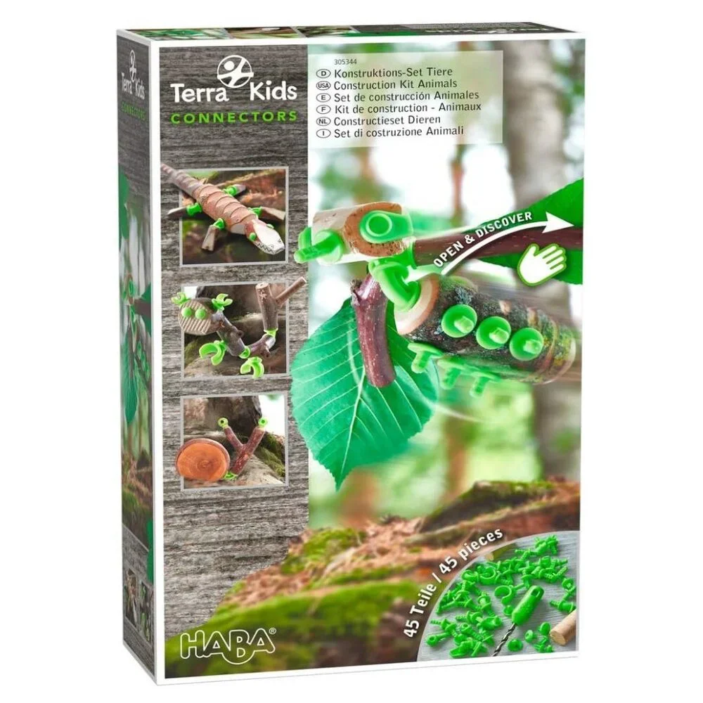 HABA Terra Kids Connectors Backyard Nature Craft Kit STEM ENGINEERING EA…